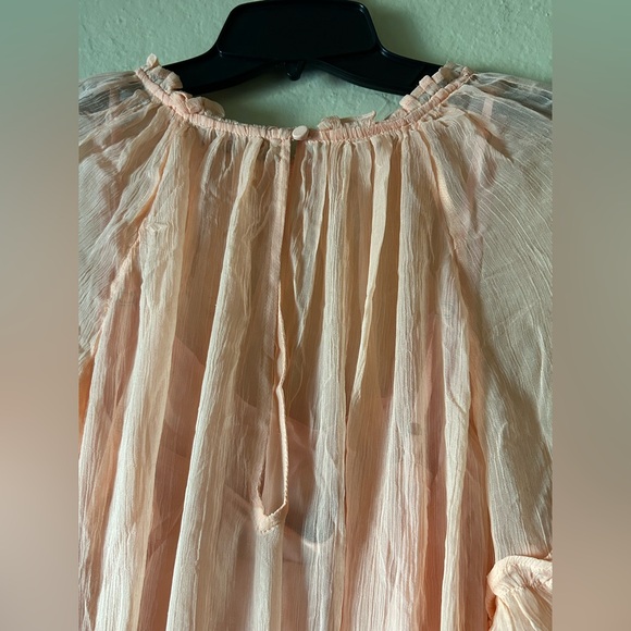 J. Crew tiered ruffle Orange Maxi dress - Picture 10 of 13